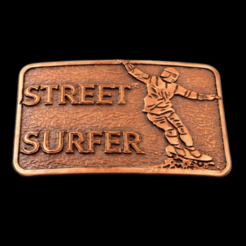 Skateboard Extreme Skater Gear Street Surfer Belt Buckle