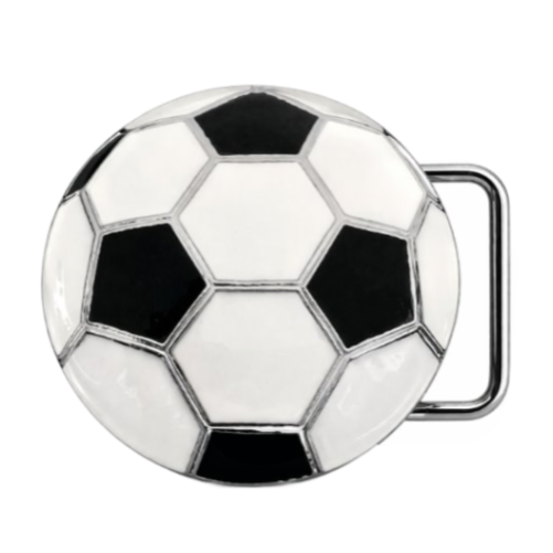 Soccer Player Ball Sport Game Oversize Belt Buckle