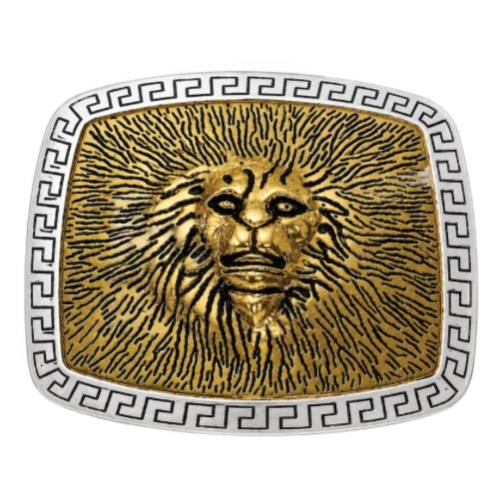 Lion Head Africa King Jungle Big Belt Buckle