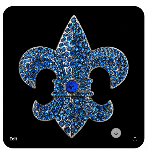 Azul Rhinestone Quebec Fleur De Lys Bandera Hebilla De Cinturón Boucle Ceinture