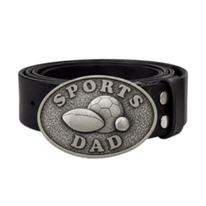 All Sports Dad Father's Birthday Gift Belt Buckle