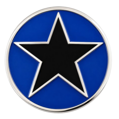 Black N Blue Hipster Rock Stars Hip Hop Cool Belt Buckle Buckles