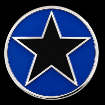 Black N Blue Hipster Rock Stars Hip Hop Cool Belt Buckle Buckles