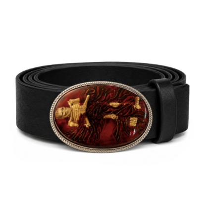 Skull 3D Dead Body Bones Skeleton Big Belt Buckle