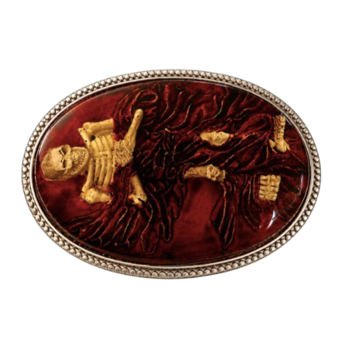 Skull 3D Dead Body Bones Skeleton Big Belt Buckle