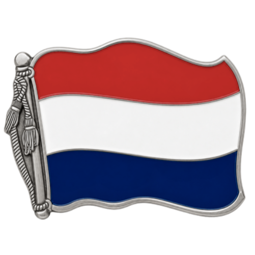Netherland Holland Dutch Deutschland National Flag Belt Buckle
