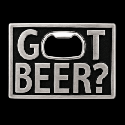 Got Beer Party Bottle Opener Cool Funny Belt Buckle