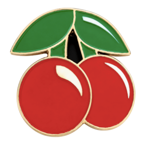 Cherry Fashion Trend Cool Red Lucky Cherries Belt Buckle