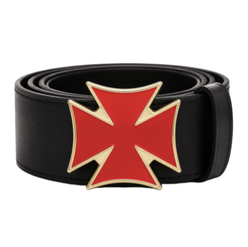 Crusade Templars Knight Cross Belt Buckle