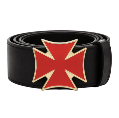 Crusade Templars Knight Cross Belt Buckle