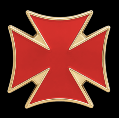 Crusade Templars Knight Cross Belt Buckle