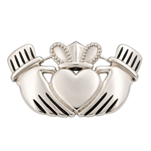 Claddagh Friendship Loyalty Love Crown Heart Irish Belt Buckle