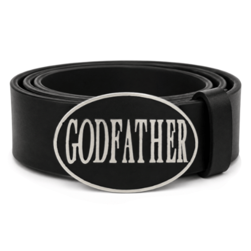 Godfather Belt Buckle Hollywood Mafia Movie Gangsters