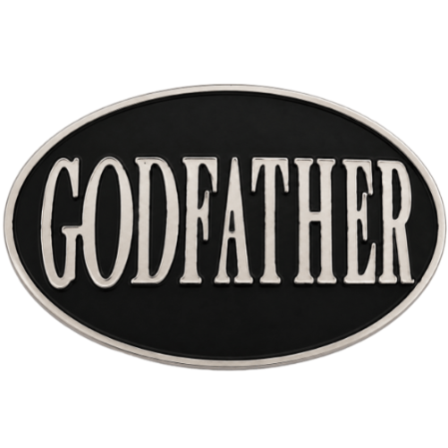 Godfather Belt Buckle Hollywood Mafia Movie Gangsters