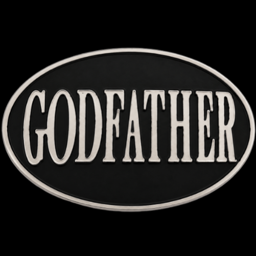 Godfather Belt Buckle Hollywood Mafia Movie Gangsters
