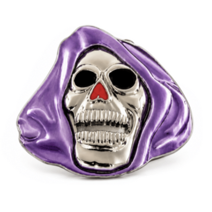 Grim Reaper Skull Ghost Scary Punk Party Belt Buckle