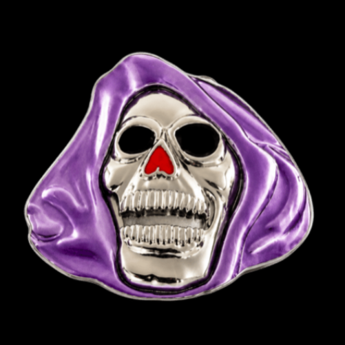 Grim Reaper Skull Ghost Scary Punk Party Belt Buckle