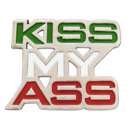 Kiss My Ass Bar Joke Y Generation Cool Fun Belt Buckle