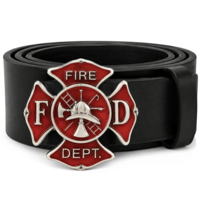 Firefighter FD Hero Crest Sign Fireman Work Profession Belt Buckle