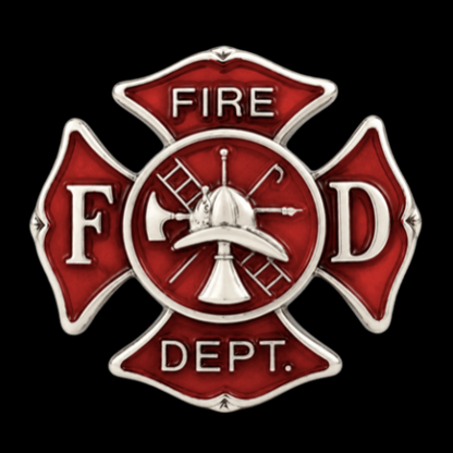 Firefighter FD Hero Crest Sign Fireman Work Profession Belt Buckle