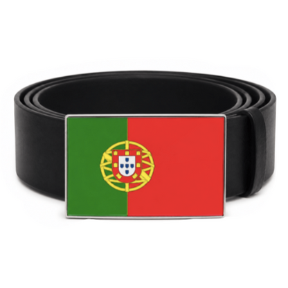 Portugal Quinas Portuguese Patriotic Flag Belt Buckle