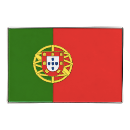 Portugal Quinas Portuguese Patriotic Flag Belt Buckle