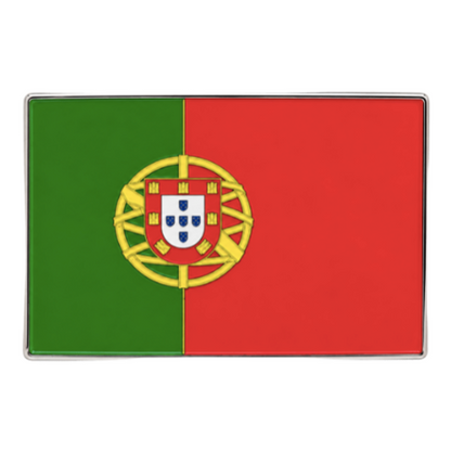 Portugal Quinas Portuguese Patriotic Flag Belt Buckle