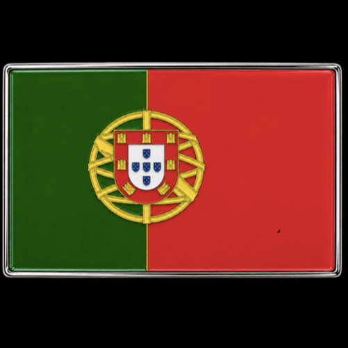 Portugal Quinas Portuguese Patriotic Flag Belt Buckle