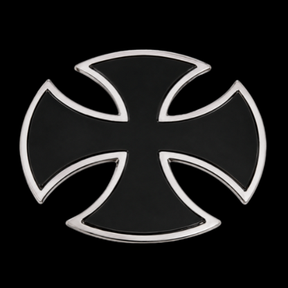 Templars Faith Religious Order Goth Symbol Cross Belt Buckle