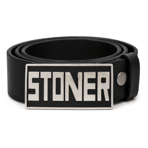 Stoner Rock Roll Weed Pot Rocker Fun Name Belt Buckle
