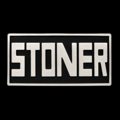 Stoner Rock Roll Weed Pot Rocker Fun Name Belt Buckle
