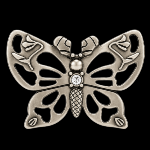 Butterfly Freedom Women's Retro Belt Buckle