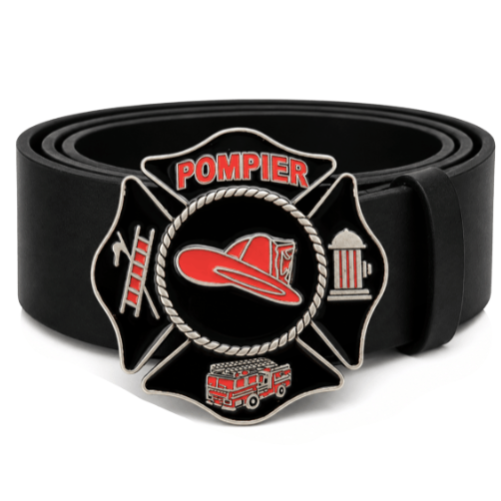 Boucle De Ceinture Pompier Pompier Français Crest Pompier