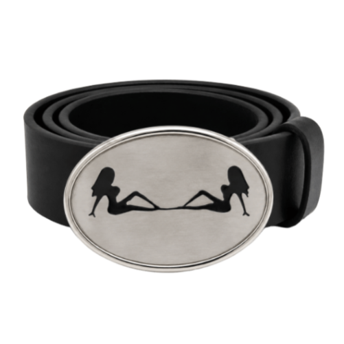 Trucker Mudflap Girls Cool Truck Driver Belt Buckle