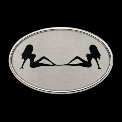 Trucker Mudflap Girls Cool Truck Driver Belt Buckle
