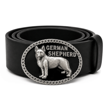 German Shepherd Pet Dog Animal Chain Belt Buckle