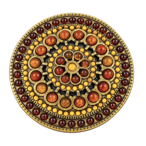 Rhinestone Classy Stones Women Fashion Antique Brass Belt Buckle