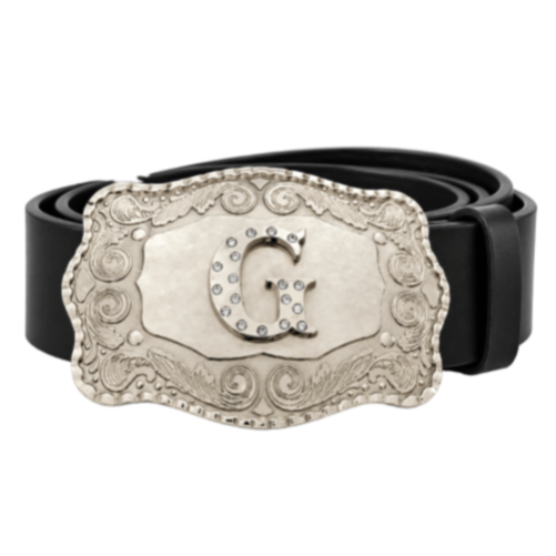 Letter G Western Belt Buckle – Big Name Initial Monogram Buckles