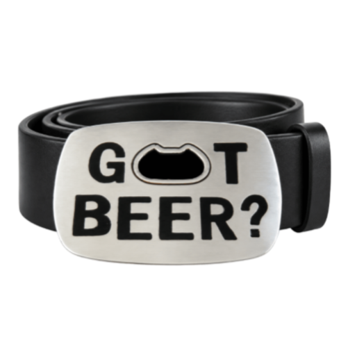 Got Beer Funny Bottle Opener Belt Buckle Fun Bar Party Style Accessory