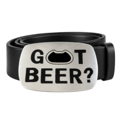 Got Beer Funny Bottle Opener Belt Buckle Fun Bar Party Style Accessory
