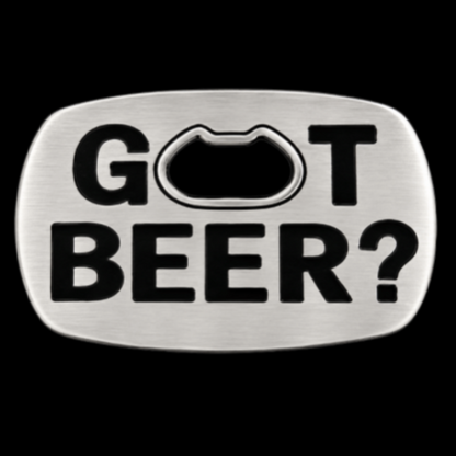 Got Beer Funny Bottle Opener Belt Buckle Fun Bar Party Style Accessory