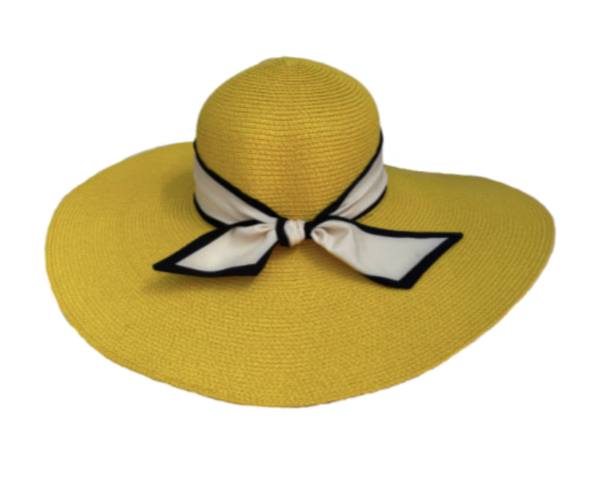 Sombrero de paja de ala ancha grande de verano, gorra plegable para el sol y la playa, regalos para mujeres