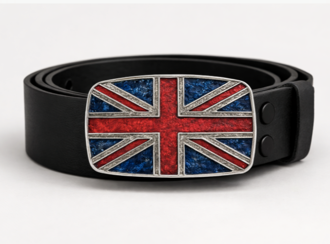 Belt Buckle Britain British Union Jack United Kingdom Flag