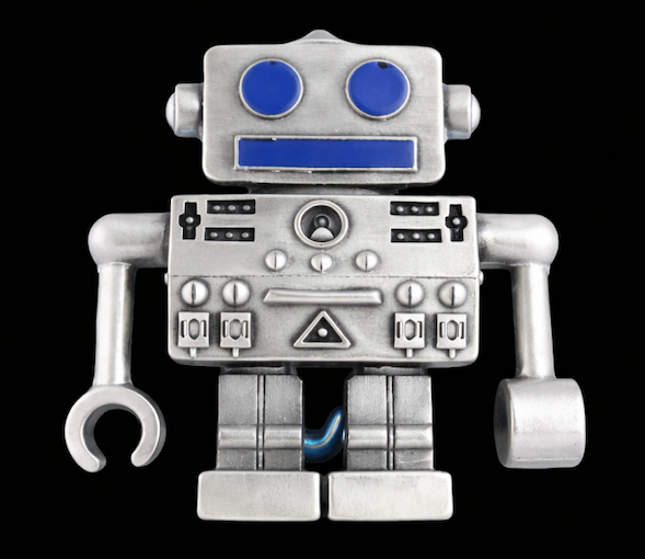 Futuristic Robot  Spacecraft Cartoon Belt Buckle Kids Party Costume