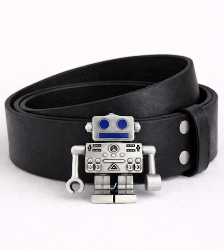 Futuristic Robot  Spacecraft Cartoon Belt Buckle Kids Party Costume