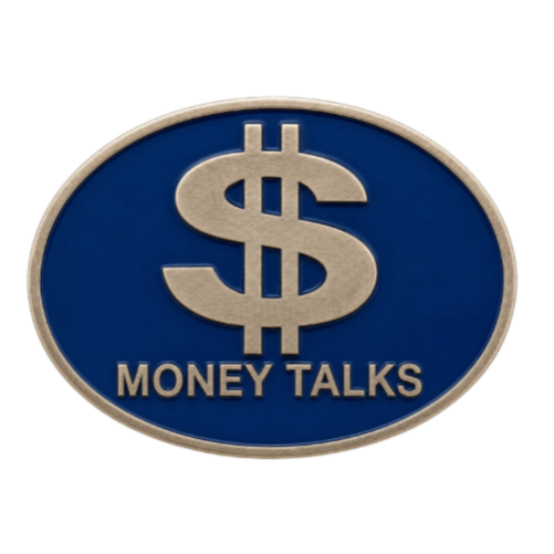 Dollar Sign Symbol Currency Money Talks Belt Buckle