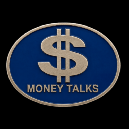Dollar Sign Symbol Currency Money Talks Belt Buckle