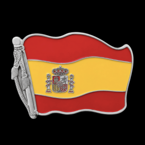 Spain Spanish Iberian National Flag Belt Buckle