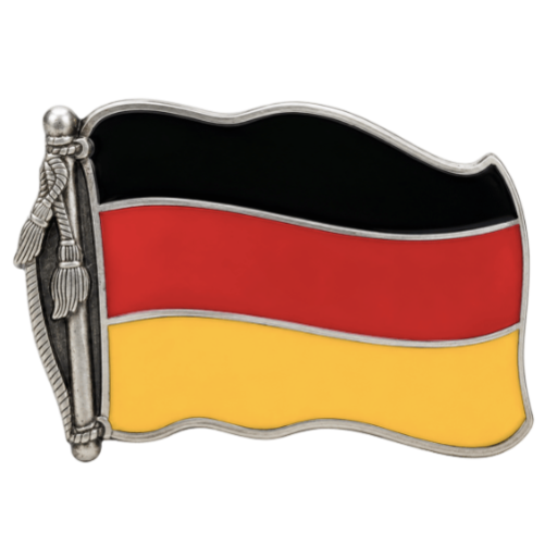 Boucle de ceinture de drapeau allemand des champions de football de l'Allemagne