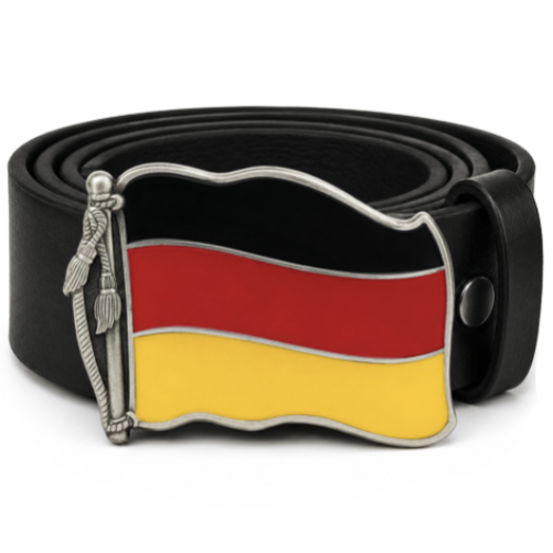 Boucle de ceinture de drapeau allemand des champions de football de l'Allemagne